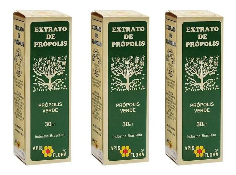 Kit 3 Extrato De Própolis Verde 30ml Melhore A Imunidade Menor preço em Kit 3 Extrato De Própolis Verde 30ml Melhore A Imunidade
