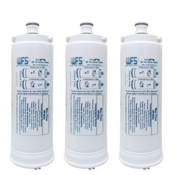 Imagem de Kit 3 Filtro Refil compatível com Purificador de Água New Up