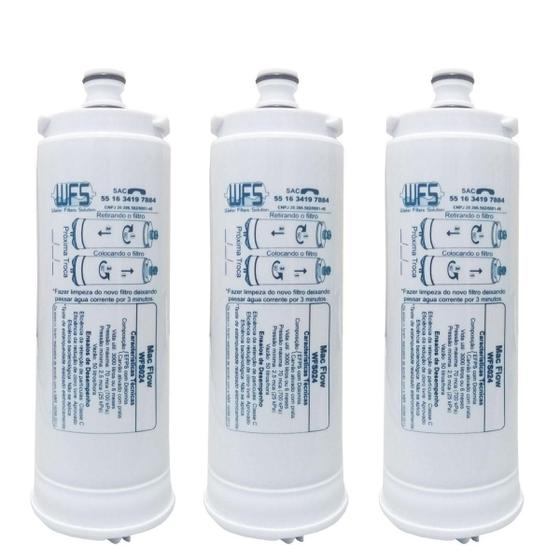 Imagem de Kit 3 Filtro Refil Compatível Com Purificador De Água New Up