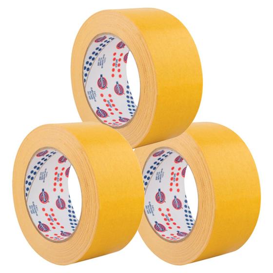 Kit 3 Fitas Dupla Face De Papel Carpete Eurocel 48mm X 30m Menor preço em Kit 3 Fitas Dupla Face De Papel Carpete Eurocel 48mm X 30m
