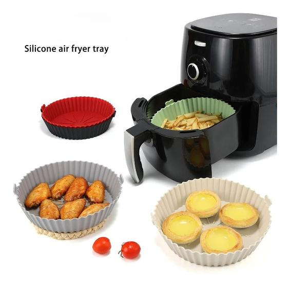 Kit 3 Formas Silicone Reutilizavel Protetor Air Fryer Microondas Forro Antiaderente Menor preço em Kit 3 Formas Silicone Reutilizavel Protetor Air Fryer Microondas Forro Antiaderente