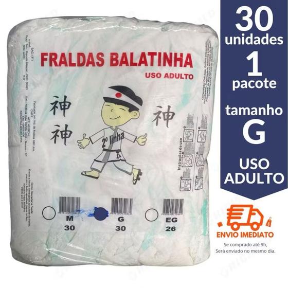 Imagem de KIT 3 Fraldas descartaveis balatinha