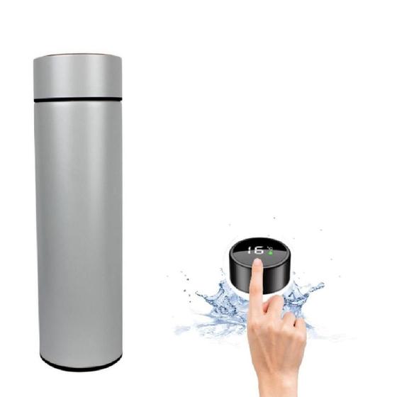 Imagem de Kit 3 Garrafa Duplo Aço Inox Termômetro Digital touch Screen