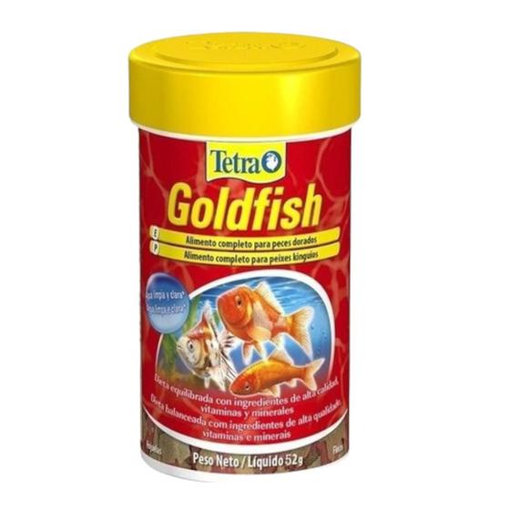 Imagem de Kit 3  goldfish flakes 250ml / 52g