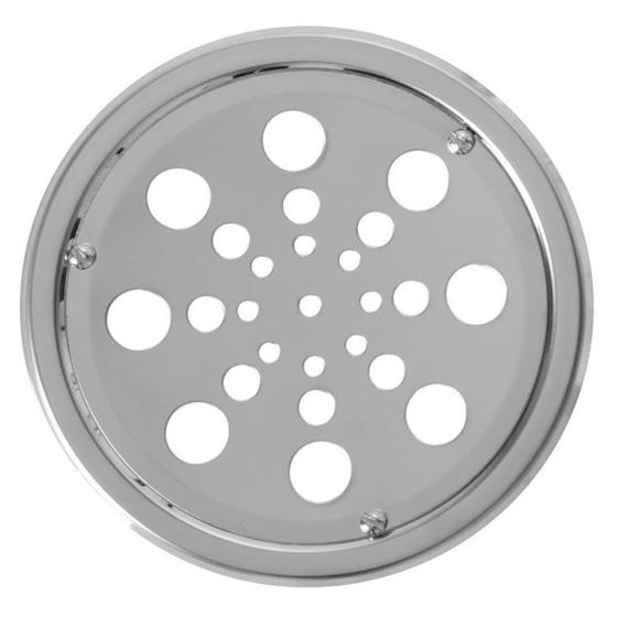 Imagem de Kit 3 Grelha Redonda em Aço Inox com Caixilho Ø15cm Astra