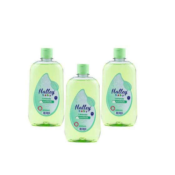 Imagem de Kit 3 Halley Baby Lavanda Infantil 400 ml