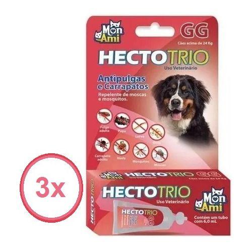 Imagem de Kit 3 Hectotrio Antipulgas E Carrapatos Cães  A Sua Escolha