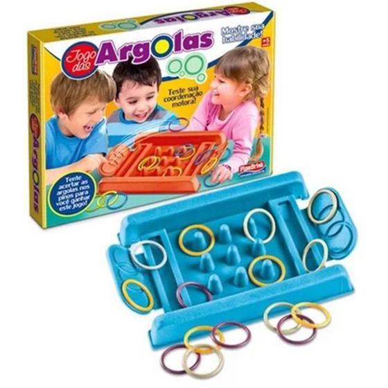 kit 3 Jogos Educativos Infantil Argolas+Equilibrista Maluco+Jogo da ...