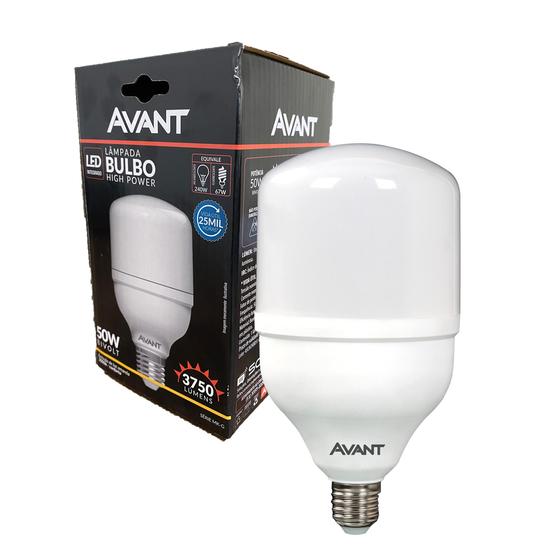 Imagem de Kit 3 Lampada Bulbo 50w Branco Quente 3000k Amarela Alta Potencia