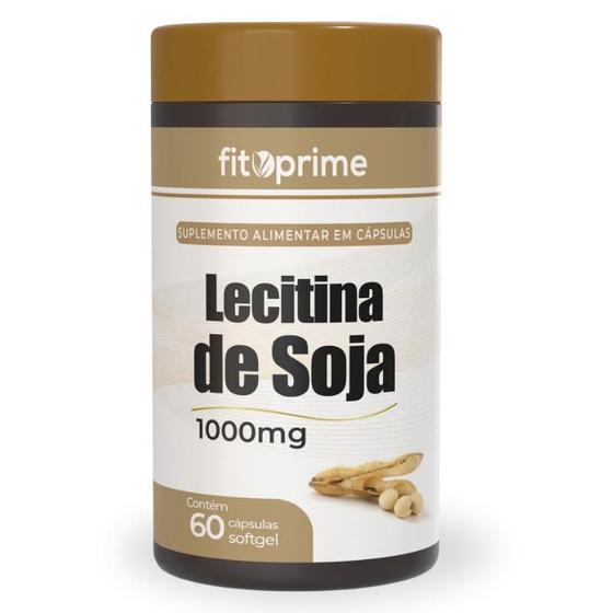 Imagem de Kit 3 Lecitina de Soja 1000mg 60 Cápsulas Fitoprime