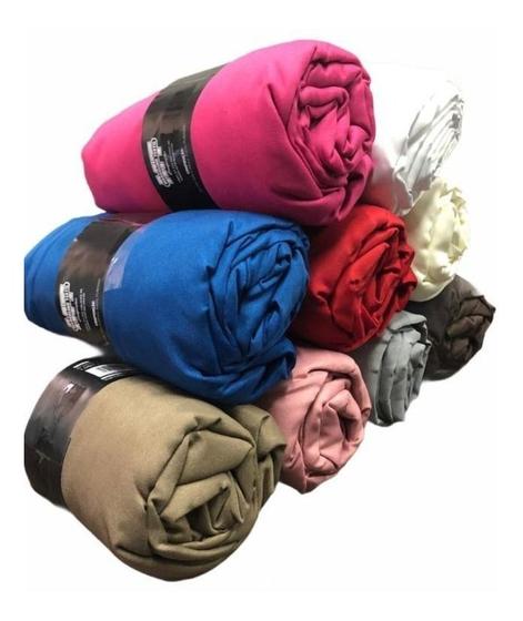 Imagem de Kit 3 Lençol De Cama Queen Avulso Com Elástico Cores