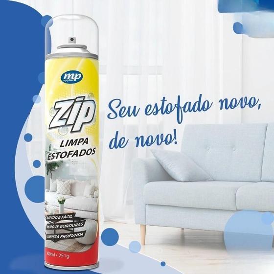 Imagem de Kit 3 Limpa Estofados Zip Clean 300ml - My Place