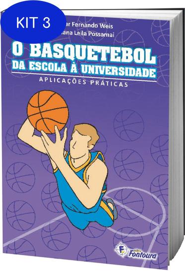 Imagem de Kit 3 Livro Basquetebol - Da Escola À Universidade