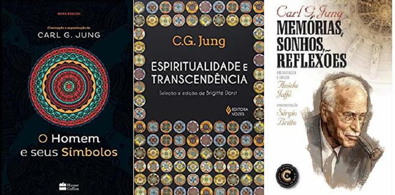 Imagem de Kit 3 Livro Carl G Jung O Homem E Símbolos + Espiritualidade