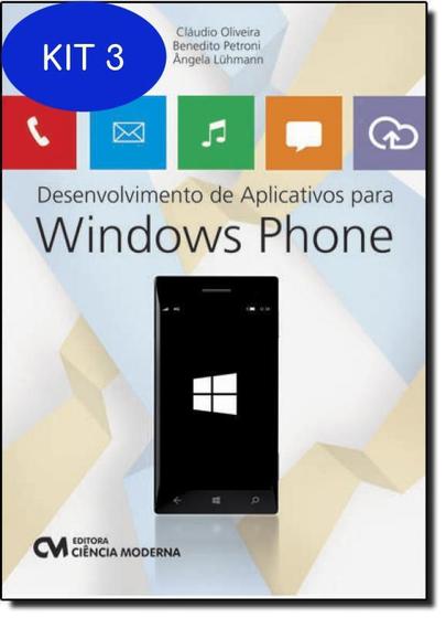 Imagem de Kit 3 Livro Desenvolvimento De Aplicativos Para Windows Phone - CIENCIA MODERNA