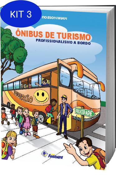 Imagem de Kit 3 Livro Ônibus de turismo - recreação