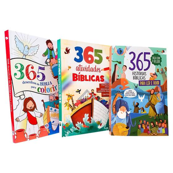 365 Histórias Bíblicas Pdf Gratis Kit 3 Livros 365 Histórias Bíblicas para Ler e Ouvir + 365 Atividades