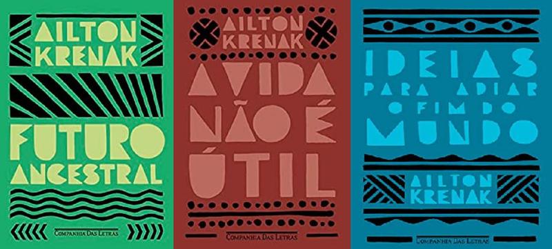 Imagem de kit 3 livros AILTON KRENAK Futuro ancestral -  