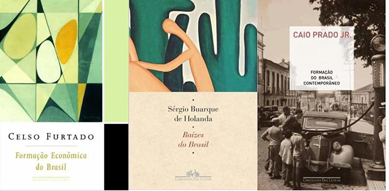 Imagem de kit 3 livros Formação econômica do Brasil + Raízes do Brasil + Formação do Brasil contemporâneo