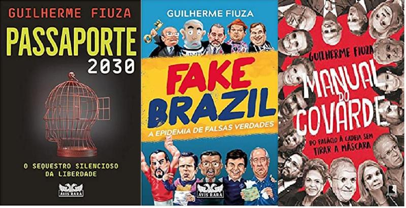 KIT 3 LIVROS GUILHERME FIUZA Manual do covarde + Fake Brazil + Passaporte 2030 Menor preço em KIT 3 LIVROS GUILHERME FIUZA Manual do covarde + Fake Brazil + Passaporte 2030