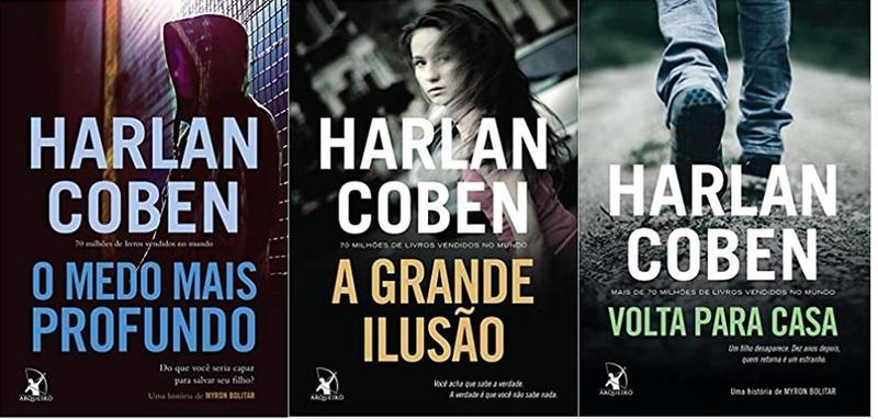 Imagem de KIT 3 LIVROS HARLAN COBEN O medo mais profundo + A grande ilusão + Volta para casa - Arqueiro