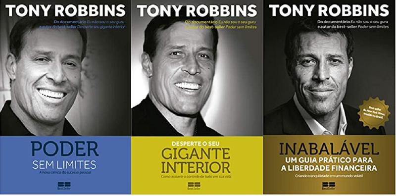 KIT 3 LIVROS TONY ROBBINS Poder sem limites + Desperte o seu gigante interior + Inabalável Menor preço em KIT 3 LIVROS TONY ROBBINS Poder sem limites + Desperte o seu gigante interior + Inabalável