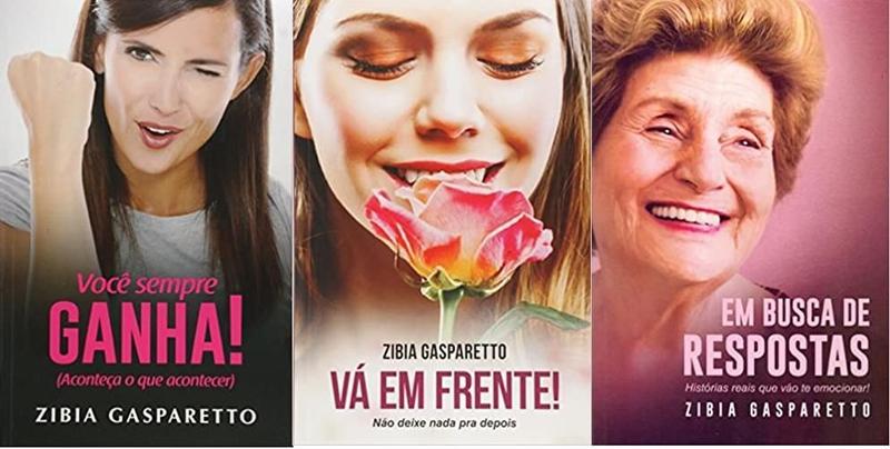 Imagem de Kit 3 Livros Zibia Gasparetto Você Sempre Ganha + Vá Em