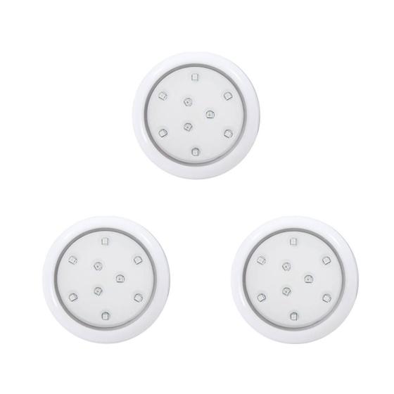 Kit 3 Luminária De Piscina Led Branco 9W 125Mm Corpo Branco - Iluctron Imagem de Kit 3 Luminária De Piscina Led Branco 9W 125Mm Corpo Branco