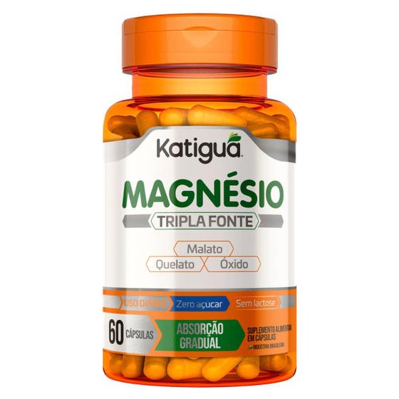 Imagem de Kit 3 Magnesio Tripla Fonte 500MG 60CAPS