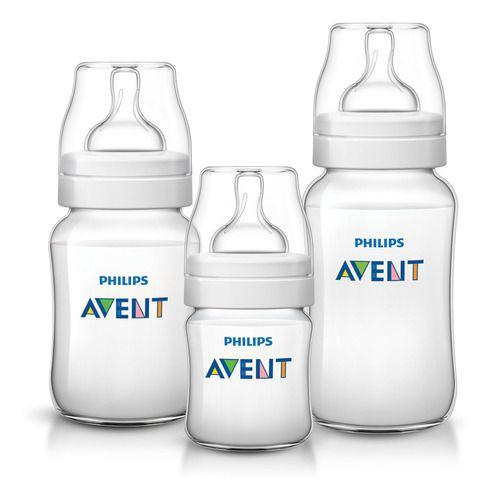 Imagem de Kit 3 Mamadeira Clássica Anticólica 125/260/330ml  -Avent