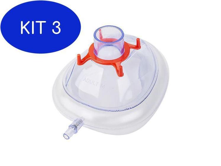 Kit 3 Máscara Vni Anestesia Reanimação Coxim Inflável N.05 Hospicenter Autopeças