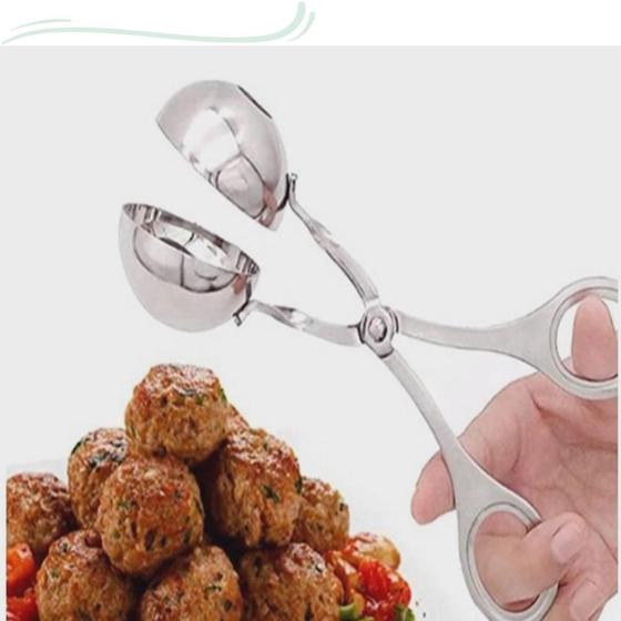 Imagem de Kit 3 Moldes Culinário Almondegas Bolinhos Esferas Utilidade