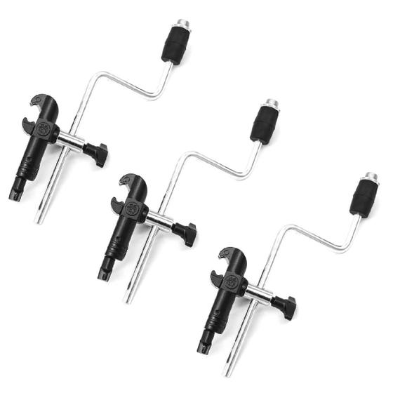 Imagem de Kit 3 Multi Clamp Para Microfone Bauer Bmm403 Para Percussão