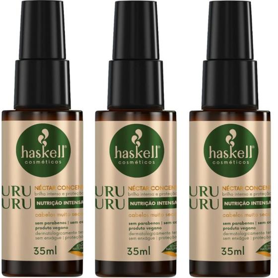 kit 3 NECTAR CONCENTRADO MURUMURU 35ML - HASKELL Imagem de kit 3 NECTAR CONCENTRADO MURUMURU 35ML