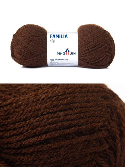 Imagem de Kit 3 Novelos Lã Acrílico Pingouin Familia 40g - Tex 375