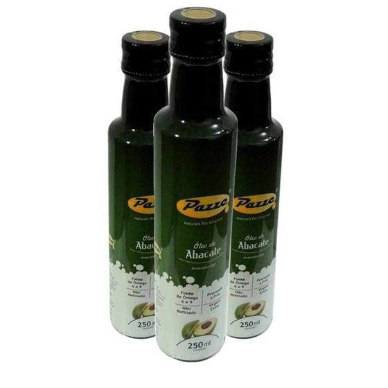 Kit 3 Óleo Azeite de Abacate Extra Virgem Pazze 250ml Menor preço em Kit 3 Óleo Azeite de Abacate Extra Virgem Pazze 250ml