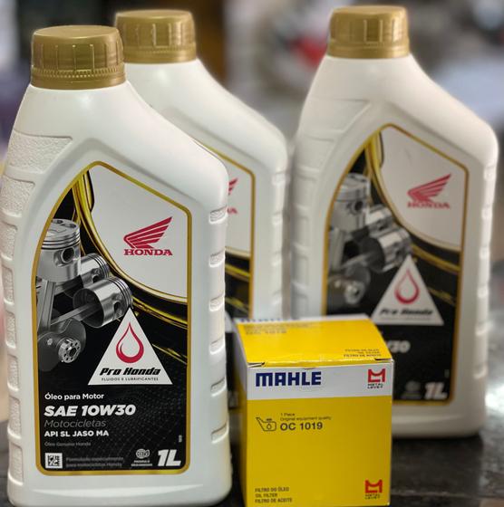 Kit 3 Oleo semissintético Honda 10w30+filtro Menor preço em Kit 3 Oleo semissintético Honda 10w30+filtro