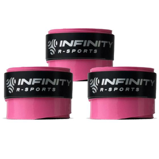 Imagem de Kit 3 Overgrip Infinity Beach Tennis Tênis Praia Colorido