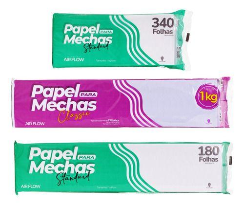 Imagem de Kit 3 Pacotes De Papel Para Mechas - 1x180, 1x340 E 1 Classic