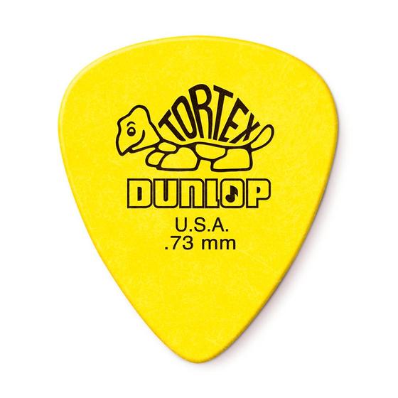 Imagem de Kit 3 Palheta Dunlop Tortex 0,73MM Amarela 418R73