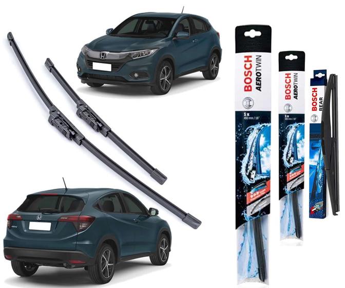 Imagem de KIT 3 Palheta Limpador Parabrisa Originial Bosch Honda HRV HR-V  2019 2020 2021 EX EXL LX TOURING