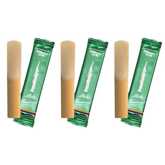 Imagem de Kit 3 Palhetas Sax Soprano 2 Java SR302 Vandorem 6358