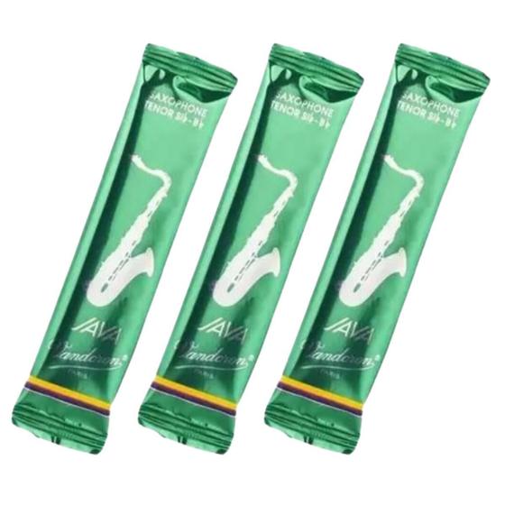 Imagem de Kit 3 Palhetas Sax Tenor 3 Java Sr273 Vandorem 2236