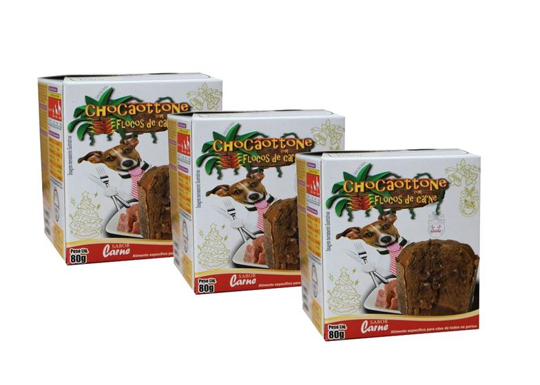 Imagem de Kit 3 Panettone Chocãotone Aves Da Mata - 80g