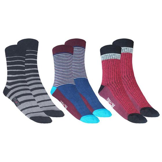 Imagem de Kit 3 Pares de Meias Ferracini Sport Masculina