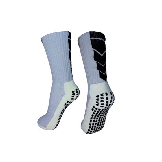 Imagem de Kit 3 Pares Meia Antiderrapante Grossa Resistente Futebol Esportiva Pro Socks