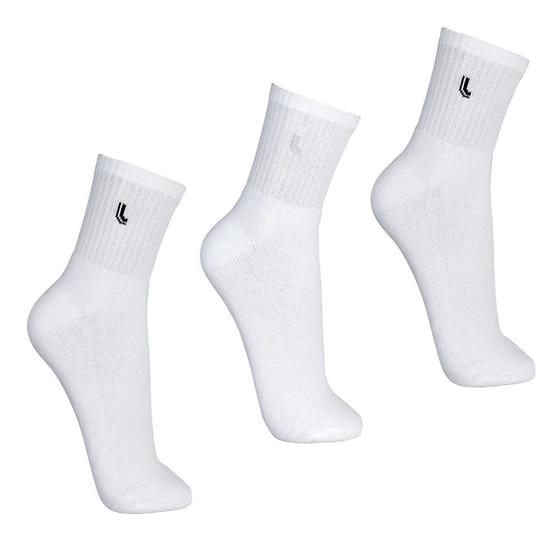 Imagem de Kit 3  Pares Meia Lupo Cano Médio  Masculina  Sport  3245 nf