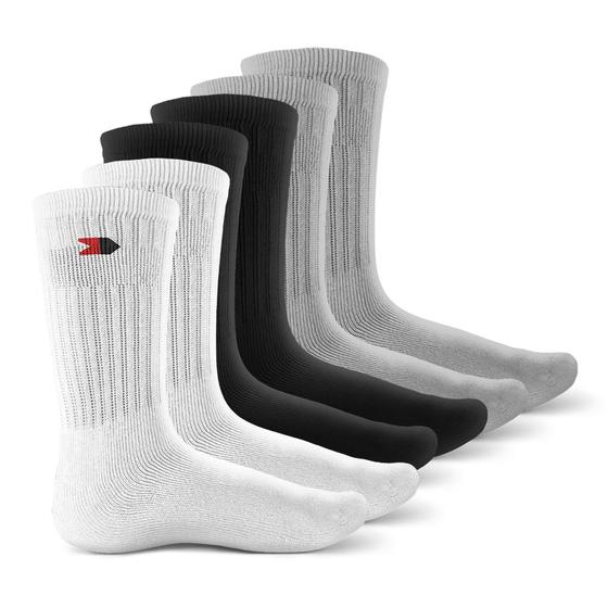 Imagem de Kit 3 Pares Meias Cano Alto Longa Masculina