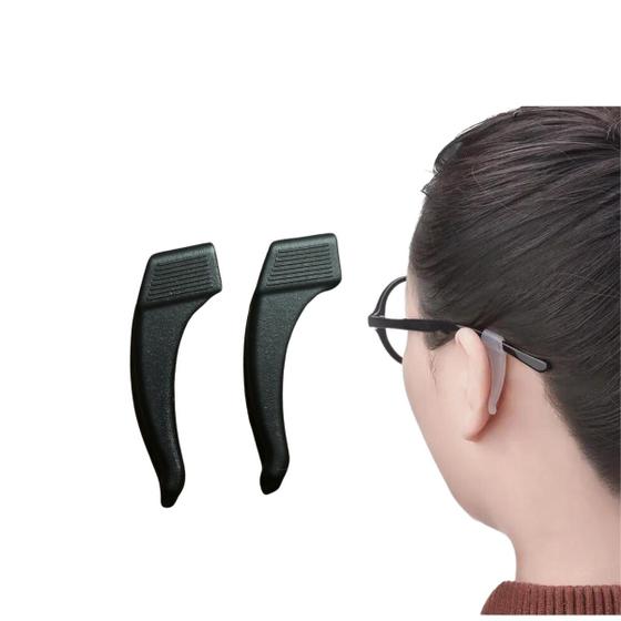 Imagem de Kit 3 Pares Prendedor de óculos gancho de orelha Suporte trava fixador de óculos- eModerni