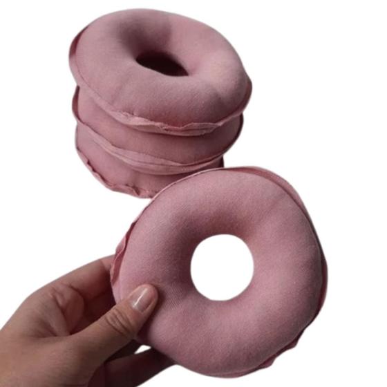 Imagem de Kit 3 Pares Rosquinha De Amamentação Feminino Macio Maternidade Protetor De Mamilos Pós Parto